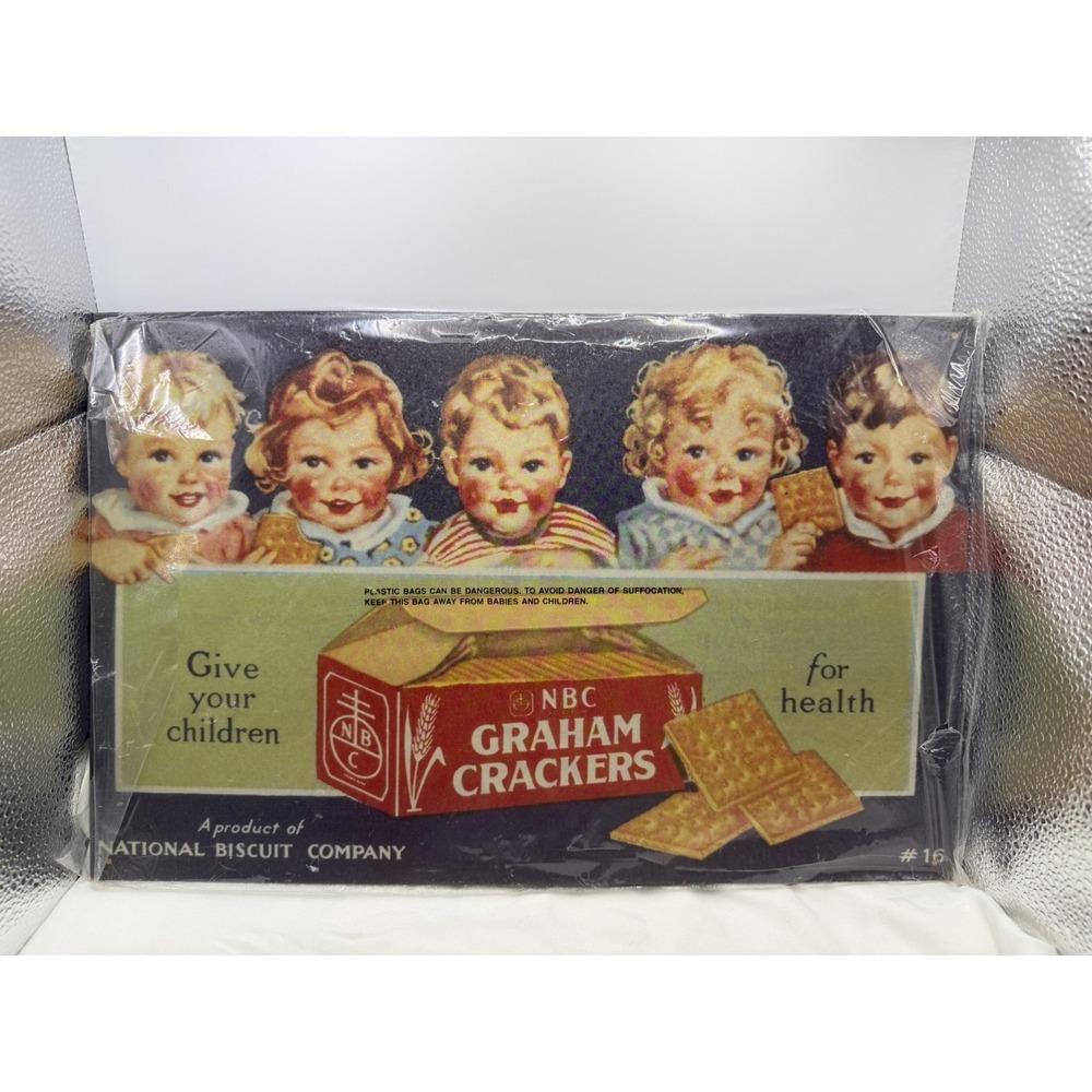 National Biscuit Company Graham Cracker Metal Sign # 16 1996